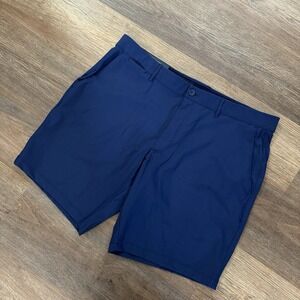 NWT Holderness &‎ Bourne Men's Performance Golf Shorts Navy Size 38 Tailored Fit